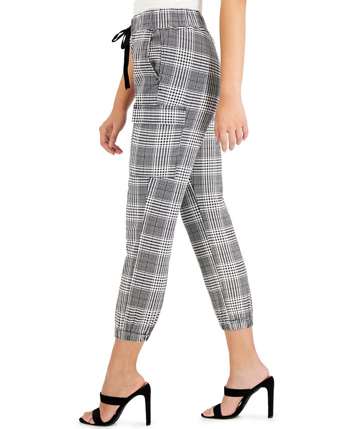 Tinsel Petite Plaid Utility Jogger Pants Macy's