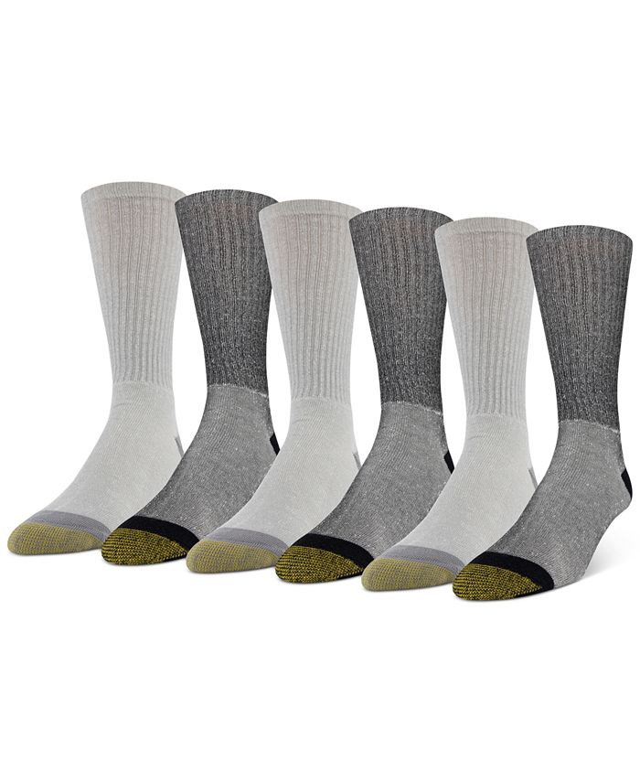 Gold Toe Men's SixPack Cotton Crew Socks Macy's