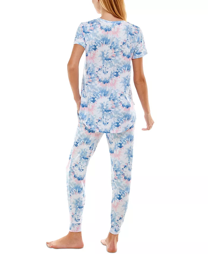 Scoop Neck T-Shirt & Jogger Pants Pajama Set - thumbnail 4