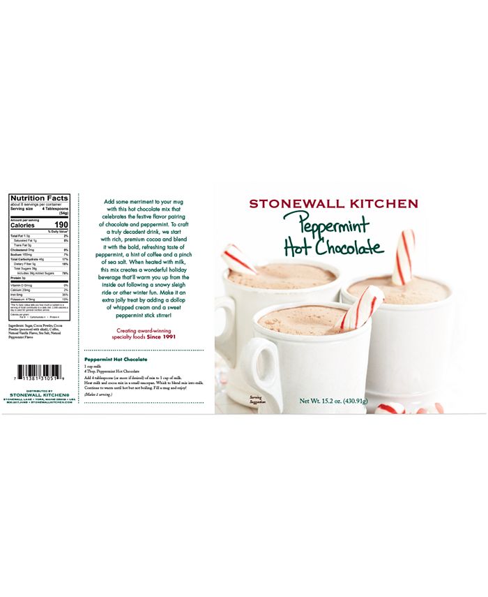 Stonewall Kitchen Peppermint Hot Chocolate, 15.2-oz. - Macy's