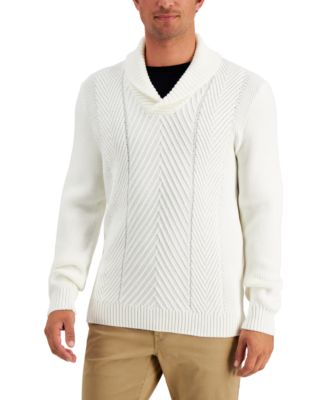 Club Room - Men's Chunky Shawl Neck Sweater