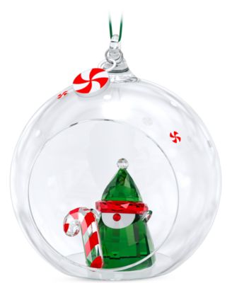 Swarovski - Holiday Cheers Santa's Elf Ball Ornament