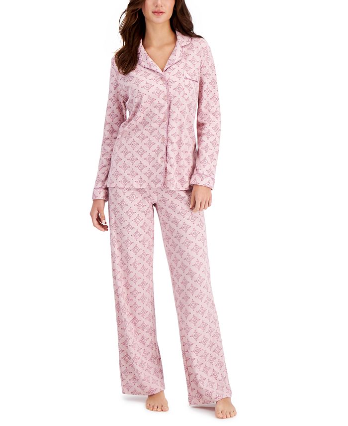 Charter Club Soft Brushed Cotton Pajama Set, Created for Macy's ...
