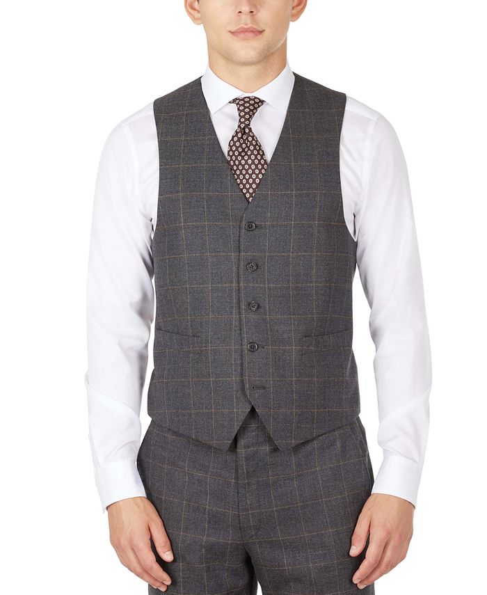 Lauren Ralph Lauren Men's Wool Flannel Classic-Fit Suit Vest - Macy's
