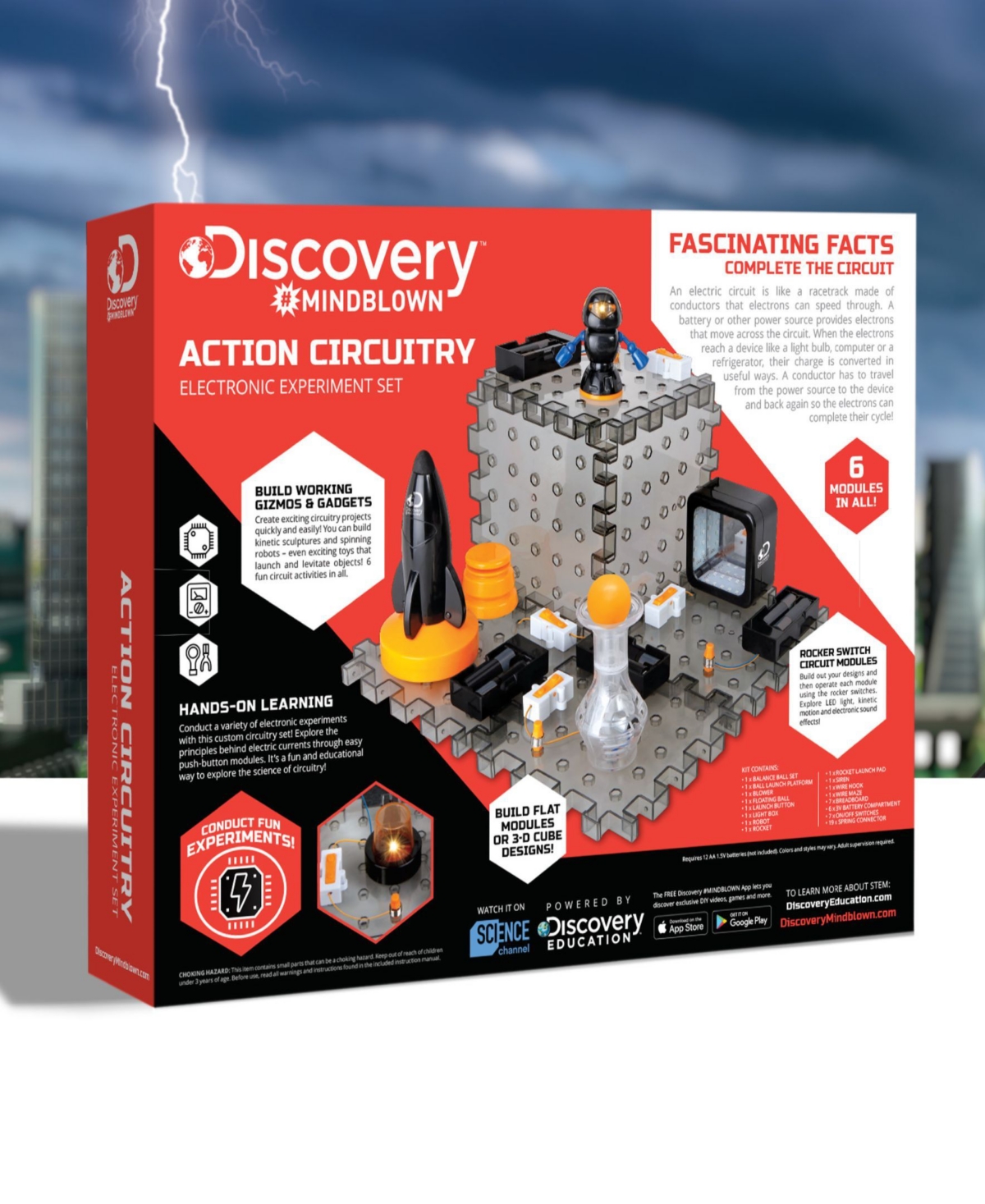 Discovery Mindblown Circuitry Action Experiment Set with Electricity