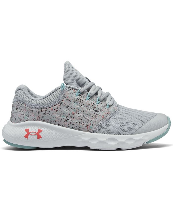 Under Armour Big Girls Charged Vantage Splatter Running Sneakers from ...
