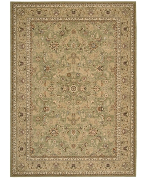 Kathy Ireland Home Lumiere Area Rug, Royal Countryside Sage 7'9in x 10'10in