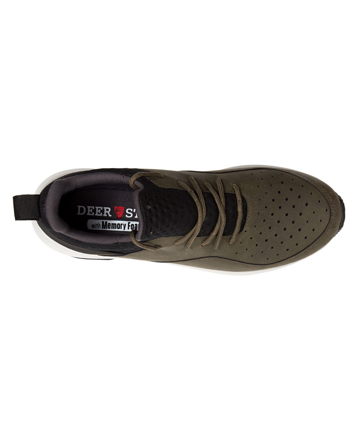 Deer Stags Men's Contour Comfort Casual Hybrid Hiking Sneakers - Black