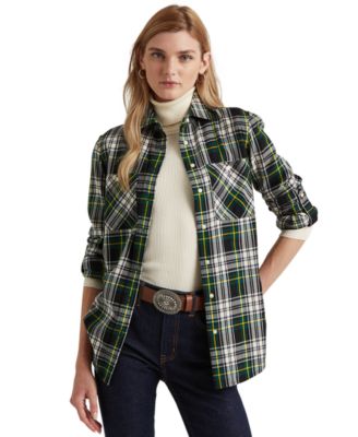 Lauren Ralph Lauren - Plaid Buttoned Top