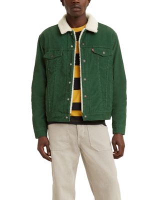 trucker jacket green