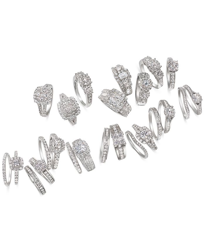 Macy's - Diamond Engagement Ring (2 ct. t.w.) in 14k White Gold