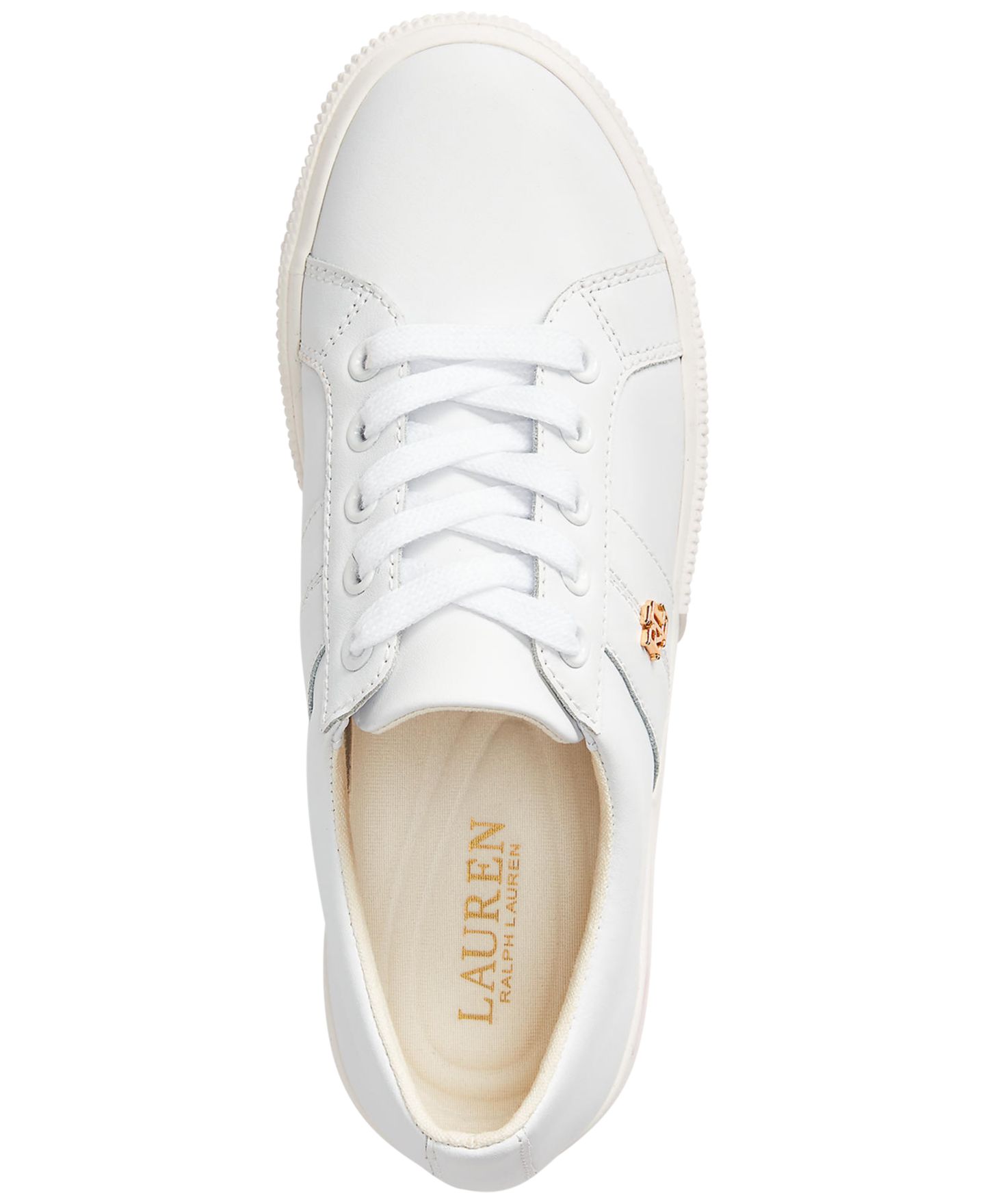 Женские кроссовки Lauren Ralph Lauren Janson Frayed Canvas, цвет: Песочный дюнный — фото 7
