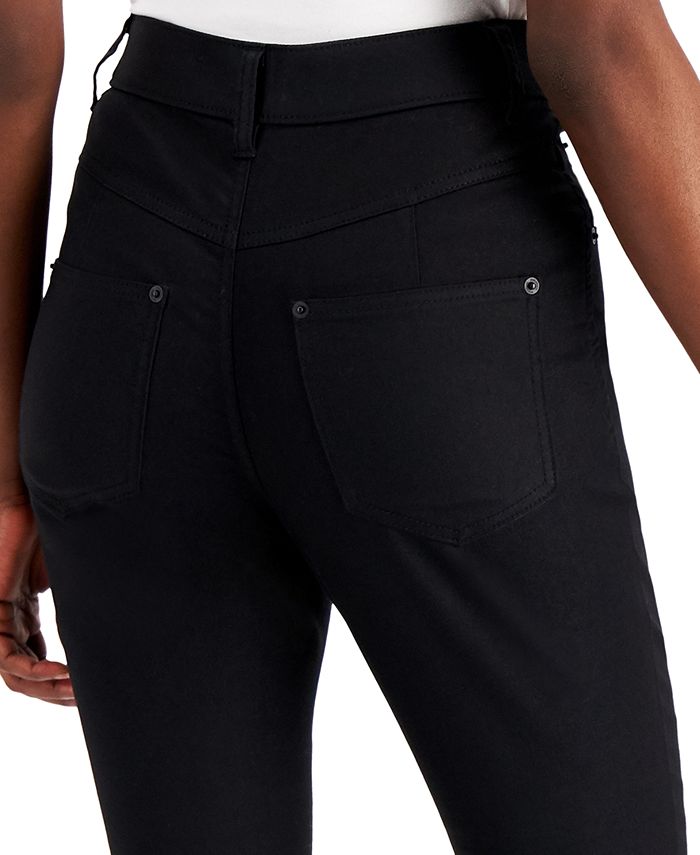 INC International Concepts Coated High Rise Skinny Jeans, Created for