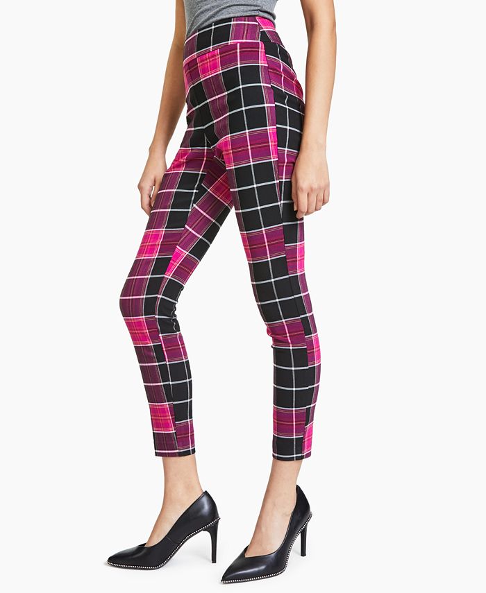 Bar III Plaid Skinny Pants, Created for Macy's Macy's