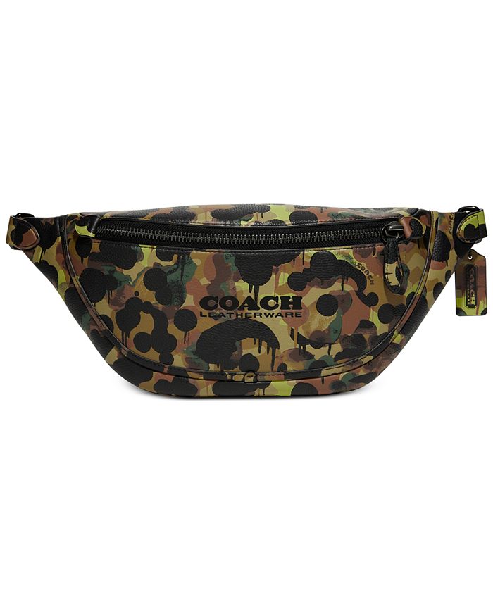 COACH Men's Camouflage League Belt Bag - Macy's