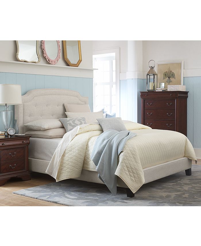 Furniture Malinda Upholstered Beds, Macys Queen Headboard