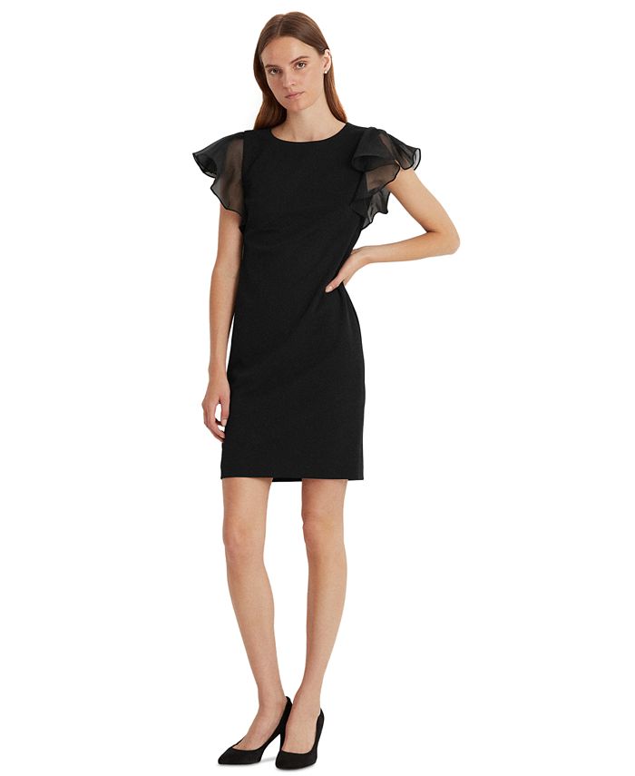 Ralph lauren flutter online sleeve dress
