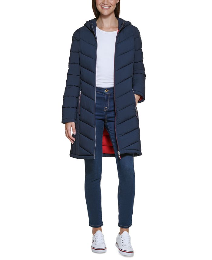 Tommy Hilfiger Women's Hooded Packable Puffer Coat & Reviews Coats