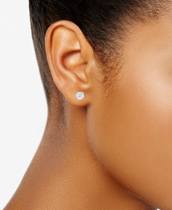Macy's Diamond Stud Earrings (2 ct. t.w.) in 14k White Gold Macy's