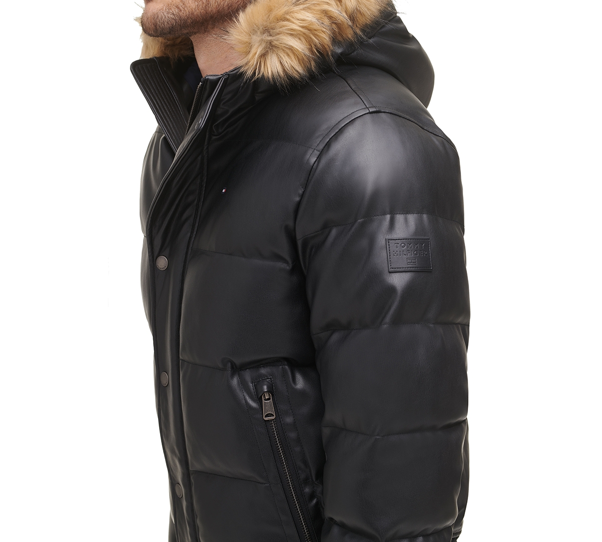 Tommy Hilfiger Men's Quilted Snorkel Bomber Jacket