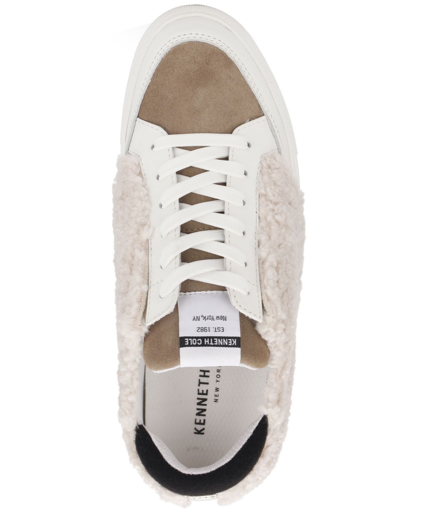 Женские кроссовки Kenneth Cole New York Kam Guard Cozy EO Lace-Up, цвет: Натуральный / Серо-коричневый — фото 4