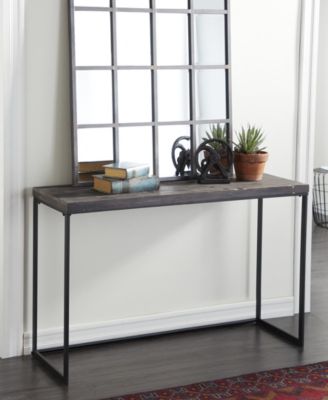 Contemporary Metal Console Table