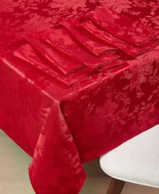 Martha Stewart Collection - Holiday Dining Set with 84" Tablecloth & 6 Napkins