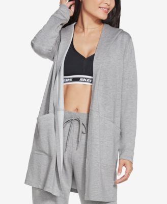 adidas women's hooded cardigans