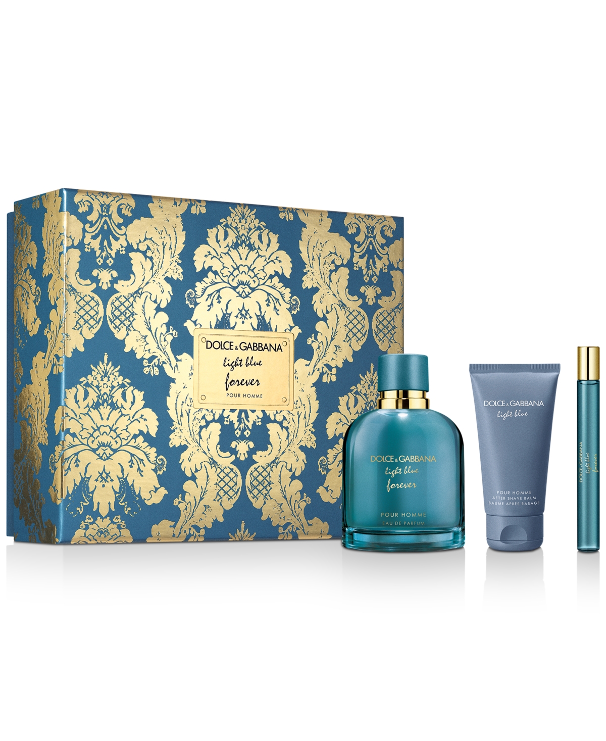 Dolce & Gabbana DOLCE&GABBANA Men's 3-Pc. Light Blue Forever Eau de Parfum  Gift Set & Reviews - Cologne - Beauty - Macy's