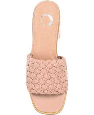 Women's Fylicia Woven Block Heel Slide Sandals