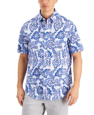 Club Room - Men's Duomo Paisley Shirt, Created for Macy's