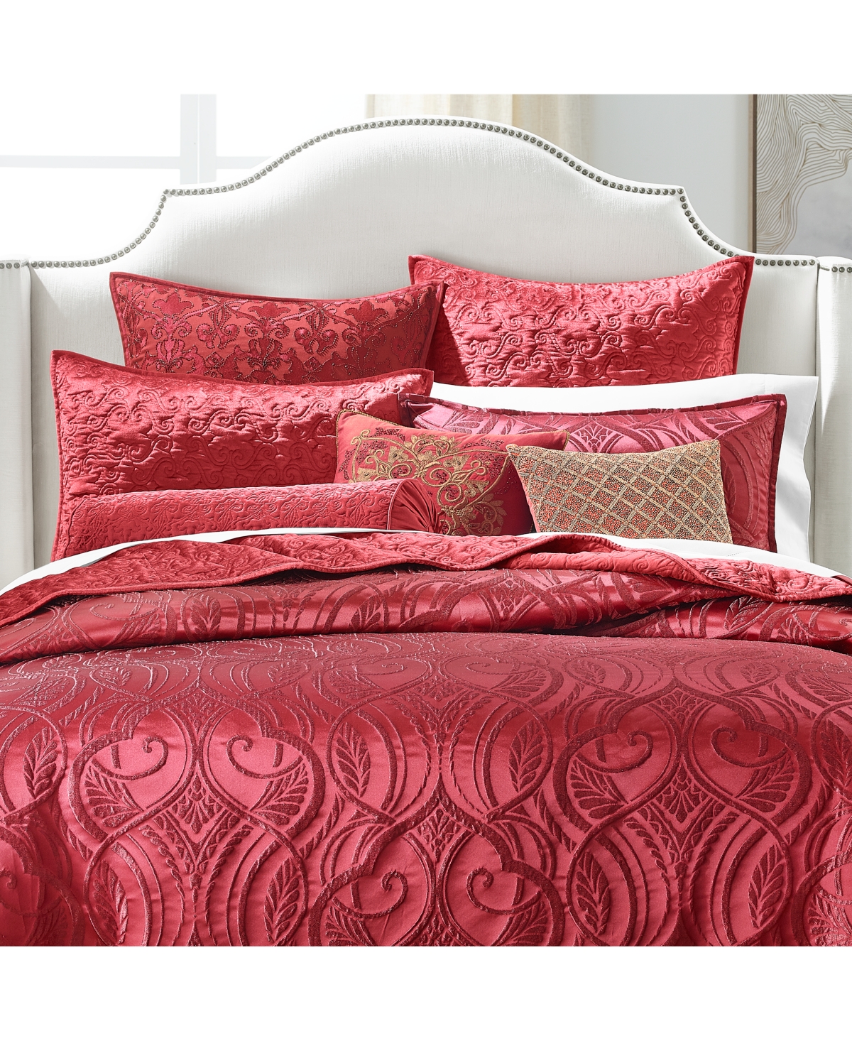 Hotel Collection Ornate Scroll Pillow, x 16