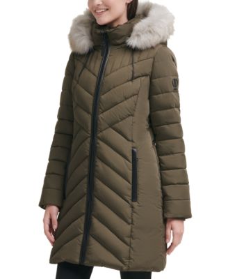 dkny green coat