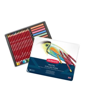 Derwent Chromaflow Set di 24 Matite con Corpo Rotondo da 3,5 mm, Nucleo Cremoso e Sfumabile, Adatto per Disegnare, Colorare e Stratificare