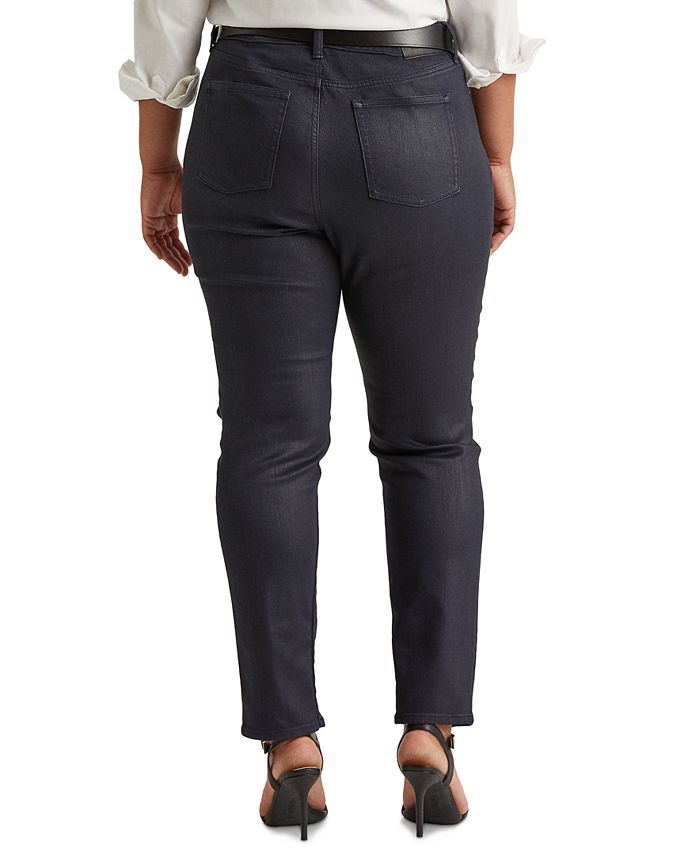 Lauren Ralph Lauren PlusSize MidRise Straight Jeans Macy's