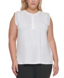 Plus Size Pleated Top