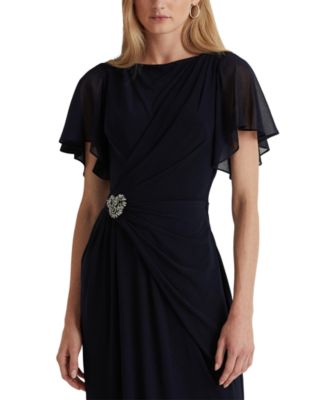 Lauren Ralph Lauren Boatneck Evening Gown - Macy's