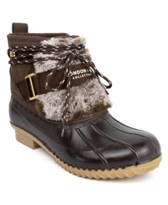 women's london fog winter boots