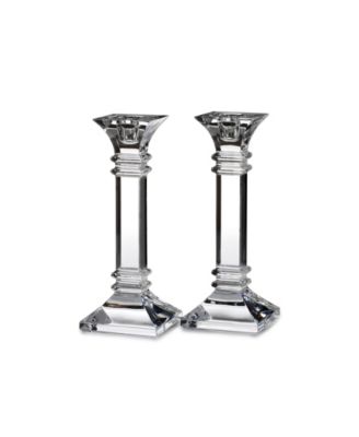 Marquis by Waterford Treviso popular 6-Inch Candlesticks Pair