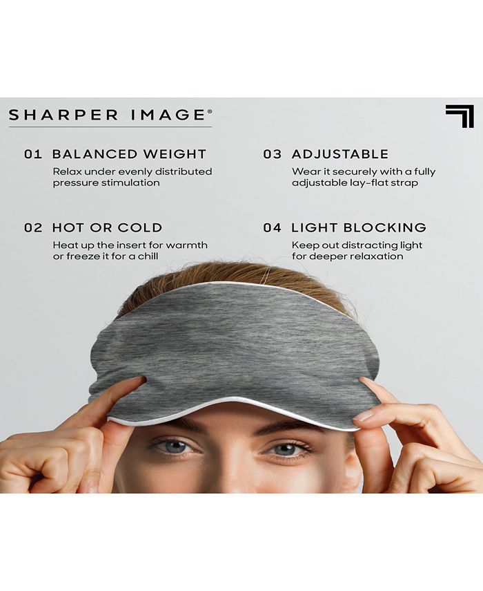 Sharper Image Weighted Comfort Eye Mask Macy's
