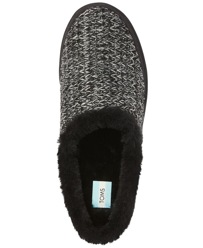 TOMS Women s Sage Knit Cozy Slip On Slippers Macy s
