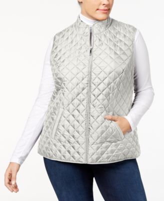 karen scott quilted vest