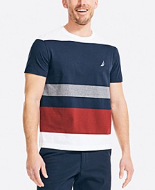 Men's Striped Color-Block T-Shirt