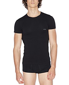 Men’s Two-Pack Stretch Cotton Fitted Crewneck T-Shirt