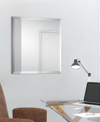 Frameless Beveled Prism Mirror Panels - 24" x 24"