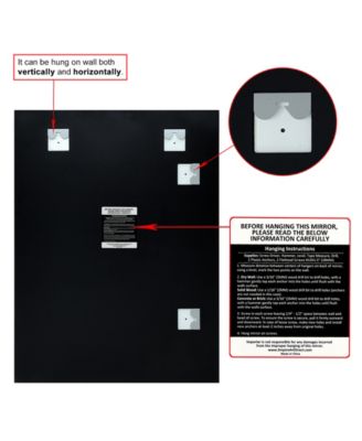 Frameless Beveled Prism Mirror Panels - 30" x 40"