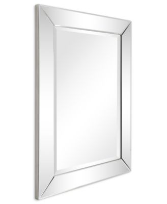 Solid Wood Frame Covered with Beveled Clear Mirror - 40" x 30"