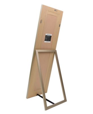 Solid Wood Frame Covered with Beveled Clear Mirror - 64" x 18"