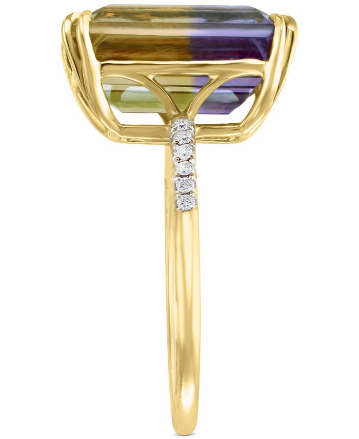 EFFY Collection - Ametrine (9-5/8 ct. t.w.) & Diamond (1/20 ct. t.w.) Ring in 14k Gold