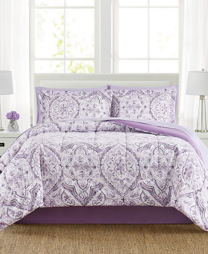 Pem America Caley 8Pc. Full Comforter Set, Created for Macy's Macy's